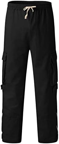 להקת מיאשוי 13 גברים כותנה אופנה ספורט מכנסי קז ' ואל אלסטי מותניים ישר רגל רופף מכנסיים גרב ילד