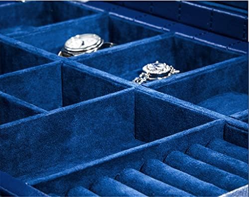 ארגון אחסון תכשיטים עור מארגן מארגן טבעת קופסאות אחסון תכשיטים רעיונות למתנה קיבולת גדולה