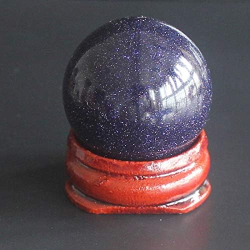כדור אבן חן מעורב כדור עם עמדת עץ אבן גביש כדור צ'אקרה ריפוי גביש רייקי מלאכה