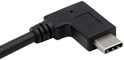 Chenyang Cy 90 מעלות זווית ימנית USB-C USB 3.1 סוג C זכר לנקבה כבל הרחבה נשי לטאבלט 20 סמ