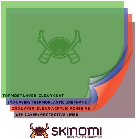 Skinomi גוף מלא מגן עור תואם לטבליות Sony P TechSkin כיסוי מלא סרט HD Slue