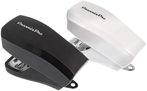 Praxxispro Mini Staplers עם מסירי סיכות מובנים, סיכות סיכות 2 עד 18 גיליונות, כוללים 2,000 סיכות. סט