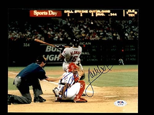 איוון רודריגז סנדי אלומר ג'וניור DNA חתום 8x10 צילום חתימה - תמונות MLB עם חתימה