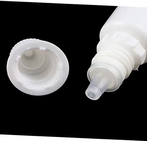חדש LON0167 5 מל טפטפת בקבוק פלסטיק טיפת עין נוזל נוזל לבן ריק (5 מל טפטפת פלסטיקפלשש טיפת עיניים נוזל נוזלי