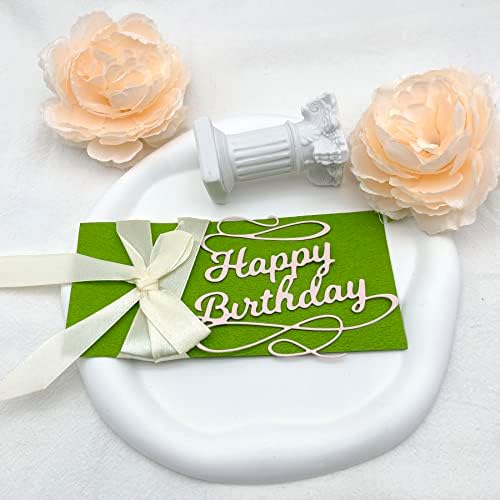 של 2 יחידות ליום הולדת שמח יום הולדת שמח מתכת מתכת למות לריכוז DIY אלבום כרטיס נייר מכין עיצוב מלאכת