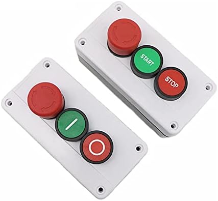 עצירת חירום של TPUOTI NC NO אדום ירוק לחיצה על כפתור תחנת התחלה הפסקת אטם עצמי מתג כפתור אטום למים תעשייתי
