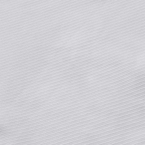 וילון מקלחת מבד עמיד למים קלורוקס, 72 x 72, לבן