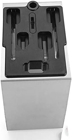 Lunchbox.com אקריליק סכין מחזיק / בלוק, רב תפקודי שולחן עבודה סטנד סכין בעל אחסון מתלה, מתאים למטבח וחדר אוכל