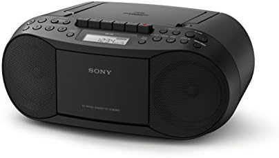 Sony CFDS70B.CEK תקליטור קלאסי וקלטת בום בום עם רדיו - שחור