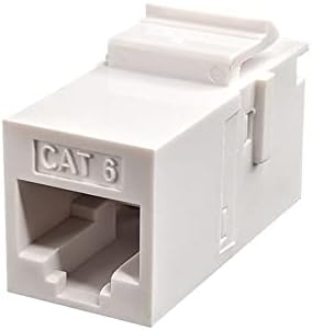 Simply45 Cat6 UTP לבן הזנה מאבן מפתח לבנה - 1EA/תיק - S45-3260W