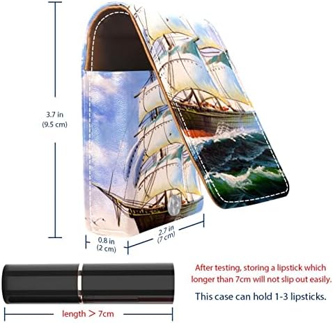 שמן ציור-סירת מיני קוסמטי שקיות שפתון צינורות עור שפתון מקרה מחזיק