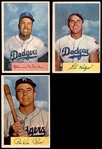 1954 צוות Bowman Brooklyn Dodgers Set Brooklyn Dodgers Ex Dodgers