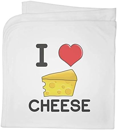 'אני אוהב גבינה' שמיכה / צעיף כותנה