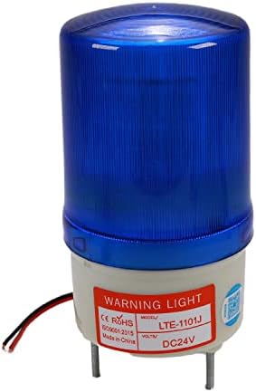 OTHMRO 1PCS LTE1101J 24V תאורת אזהרה, מנורת מגדל אור תעשייתי, עמודת עמוד אזעקת מחוון תאורה עגול