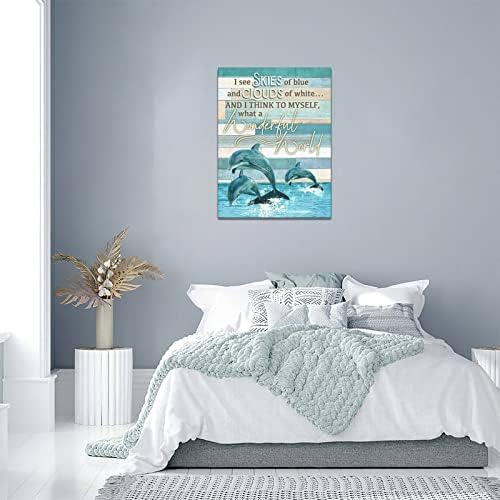 דקור דולפין קיר אמנות קיר ימי תפאורה לאמבטיה אוקיינוס ​​אוקיינוס ​​תמונות דולפין קיר עיצוב
