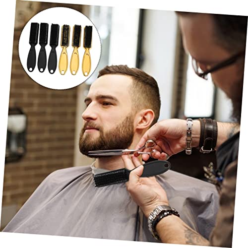 DOITOOL 6 יחידות ניקוי מברשת שיער שיער כלים עיצוב כלי זקן לגברים צוואר דאסטר סיב שיער מברשת שיער