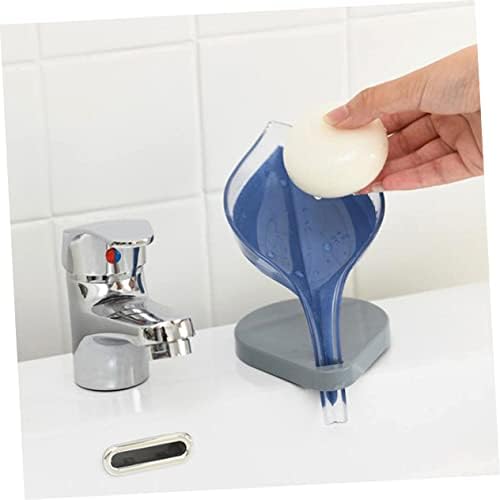 Cabilock 1pc Soapbox Sponge Tray עלים עיצוב כיור כיור מחזיקי סבון סבון סבון דקורטיבי מתלה סבון מטבח ספוג