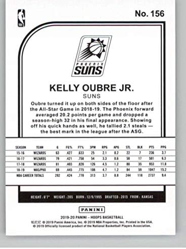 2019-20 Panini Hoops 156 Kelly Oubre Jr. Phoenix Suns NBA כרטיס מסחר בכדורסל