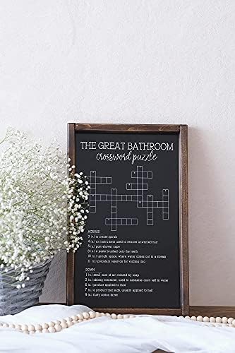 תשבץ לחדר אמבטיה בהשראת Lavender, שלטי אמבטיה של בית חווה, עיצוב חצי אמבטיה, עיצוב קיר בחדר