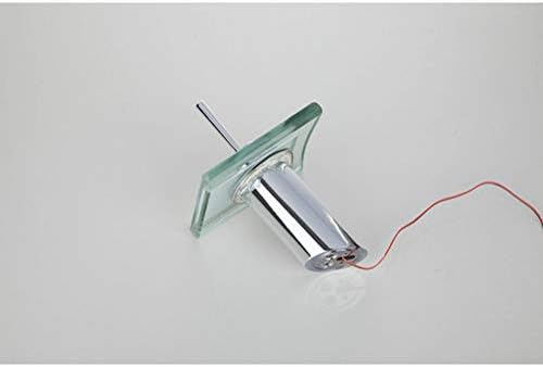 Chenf מטבח ברז LED אמבטיה ברז RGB ידית יחידה 1 חורים מפל מפל כרום ברז ברז כרום אמבטיה, מערבלים ובזים