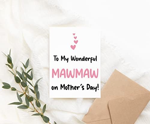 לכרטיס Mawmaw הנפלא שלי בכרטיס יום האם - כרטיס יום אמהות Mawmaw - כרטיס Mawmaw - מתנה עבורה - לכרטיס Mawmaw הנפלא