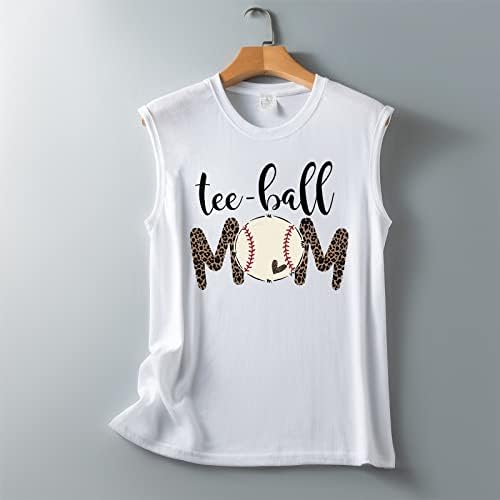 חולצה של אמא לנשים חולצות יום האם בייסבול חולצות צווארון מכתב הדפס