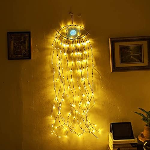 אורות ענף מיומנים גפנים אורות לסלון, עיצוב קיר מרושע קישוט תלוי, עיצוב חג המולד של ליל כל הקדושים לבית, מתנות