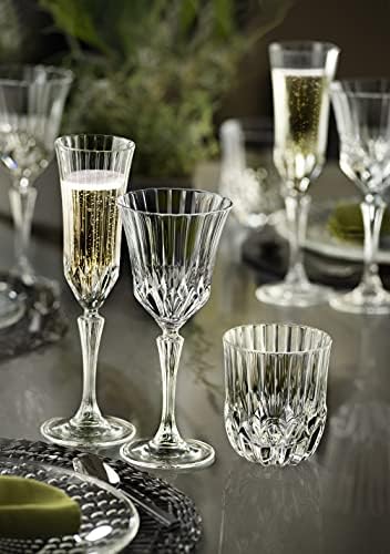 כוס כוס ברסקי-מיושן כפול-סט כוסות זכוכית קריסטל מעוצבות של 6 כוסות - לוויסקי - בורבון - מים - משקאות-כוסות שתייה-11.75