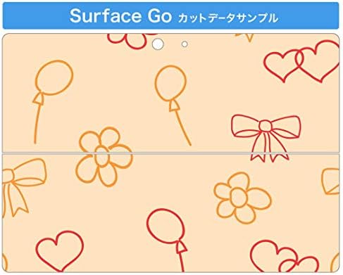 כיסוי מדבקות Igsticker עבור Microsoft Surface Go/Go 2 עורות מדבקת גוף מגן דק במיוחד 001133 פרח בלון