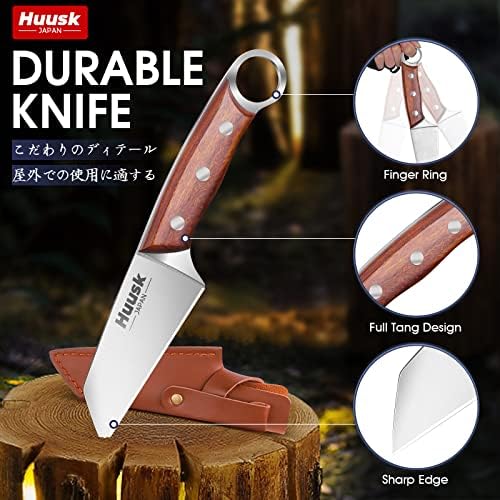 יפן סכין יד מזויף בשר קליבר צרור עם פחמן פלדת קצבי סכין