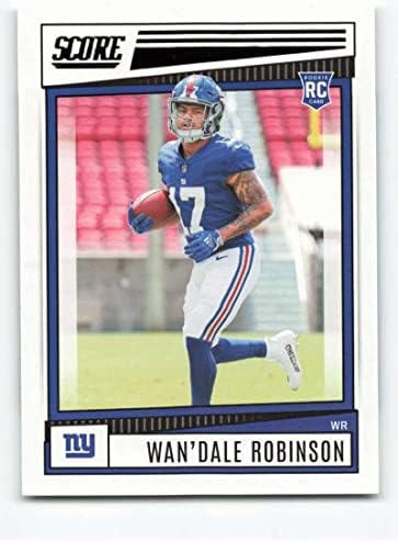 2022 ציון 384 Wan'dale Robinson RC טירון ניו יורק ענקים NFL כרטיס מסחר בכדורגל