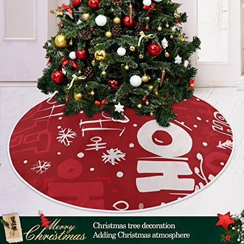 חצאית עץ חג המולד של חג המולד של Oarencol חג המולד 36 אינץ