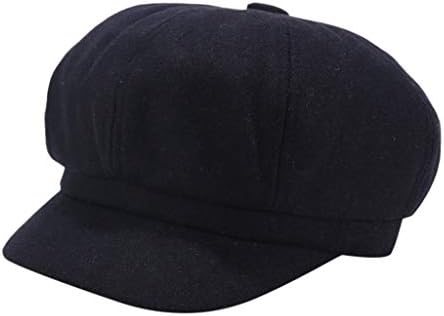 גברים וינטג 'נשים אופנה בצרפתית בסגנון צרפתי חורף כובע סולידי כובע כובע כובע קלאסי קלאסי קוריאני צייר ניוז בוי