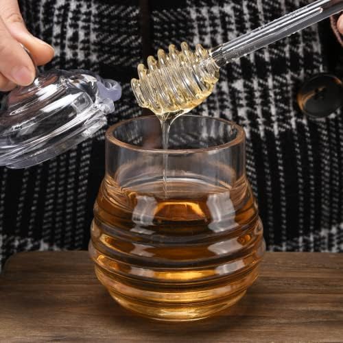 ברונטמור ללא צנצנות מתקן דבש בטפטוף-בקבוקי סירופ לפנקייקים - מחזיק סירופ למטבח ביתי - מיכל חלוקת סירופ