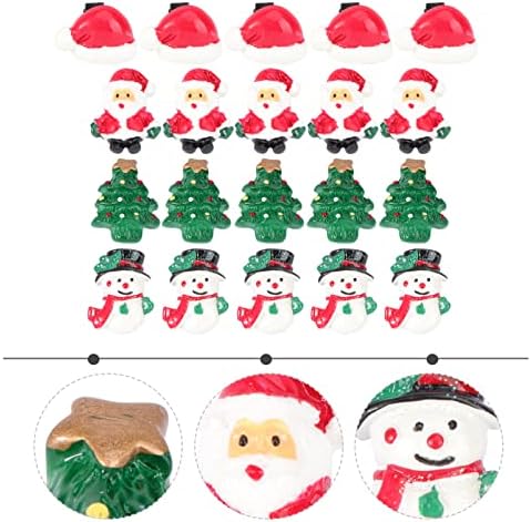 Chrismas Decor Charment Shoe Charms Style Style: 20 יח 'קסמי חגורת נעליים אבזם חג המולד שלג שלג סנטה קלאוס