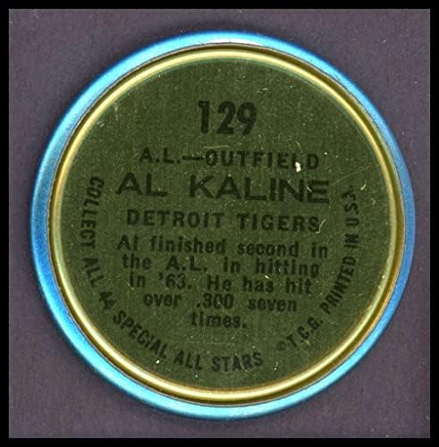 1964 Topps 129 All-Star Al Kaline Detroit Tigers Tiger