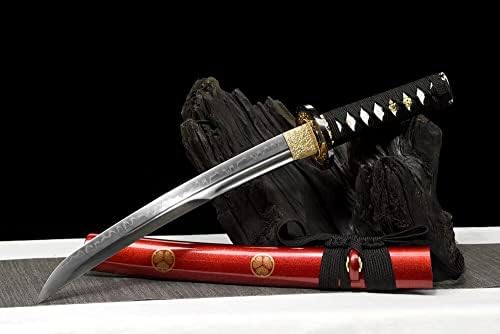 חרב DD 20'tokugawa tanto חימר מחוסם 1095 סכין מיני פלדה חרב יפנית חרב קצרה