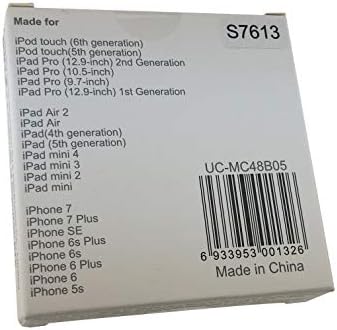 מטען אייפון, כבל ברק מוסמך של Apple MFI, מיוצר עבור iPhone X / 8/8 Plus / 7/7 Plus / 6/6 Plus / 5S