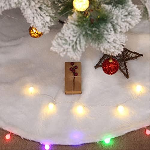 Ganfanren 60 סמ עץ חג המולד חצאית סינר קישוט מחצלת חג המולד מקשט