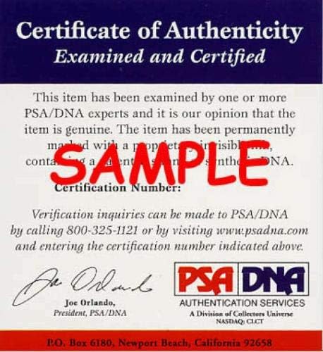 Hank Aaron PSA DNA COA Autograpth Leagu