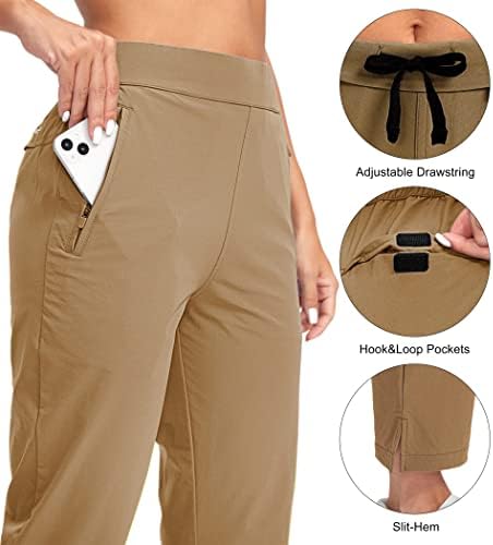 G מכנסי גולף של נשים הדרגיות עם כיסי רוכס