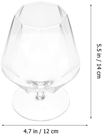 Homoyoyo Crystal Crysal Combestail Goblet כוסות קוקטייל: כוס כוס כוס כוס 401-500 מל קערת קינוח רגל למרטיני טקילה