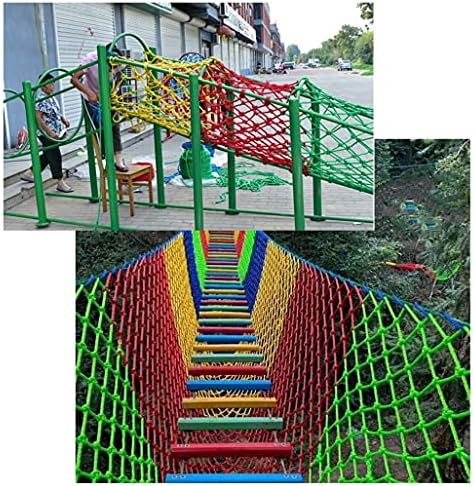 צבעוני ניילון חבל ארוג נטו - ילד בטיחות נטו הגנת טיפוס מסגרות מדרגות מרפסת אנטי-סתיו נטו, מקורה