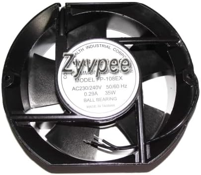 ZYVPEE® 17 סמ FP-108EX 230/240V 50/60Hz 0.29A 35W 2WIRE AC FAN
