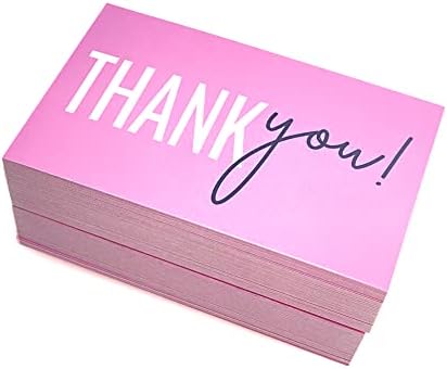 2011 תודה לך על שלך תמיכה כרטיסי בכתב יד אותיות עיצוב תודה לך קטן כרטיס ביקור פאק של 100