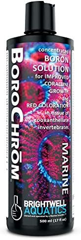 Brightwell Aquatics Borochrom - תמיסת בורון מרוכזת לגידול קורליני וצבע אדום, 250 מל