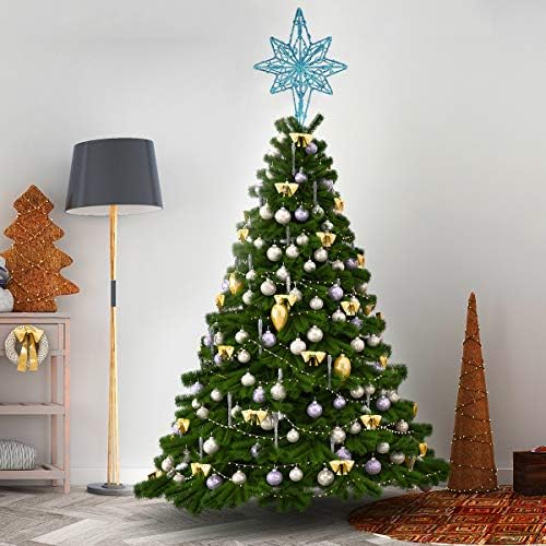 עץ הכוכב של אניס טופר כוכב הזהב עץ חג חג המולד עץ טופר פסטיבל כוכב ברזל עיצוב צמרת עיצוב למסיבה ביתית