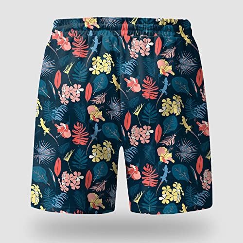 יסודות לוח מכנסיים קצרים גברים של אביב קיץ מכנסיים קצרים מזדמנים מכנסיים מודפס ספורט חוף מכנסיים עם גברים לשחות