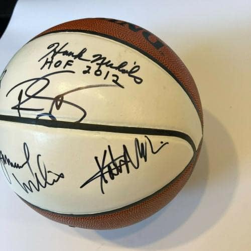 פיל נייט ורג'י מילר 2012 חוף אינדוקציה חתימה כדורסל חתימה JSA COA - כדורסל חתימה