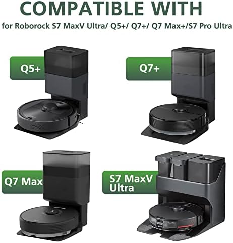 שקיות אבק תואמות ל- Roborock S7 Maxv Ultra/Q5/Q5+/Q7/Q7+/Q7 Max/Q7 Max+/S7 Pro ultra vobot vacuum
